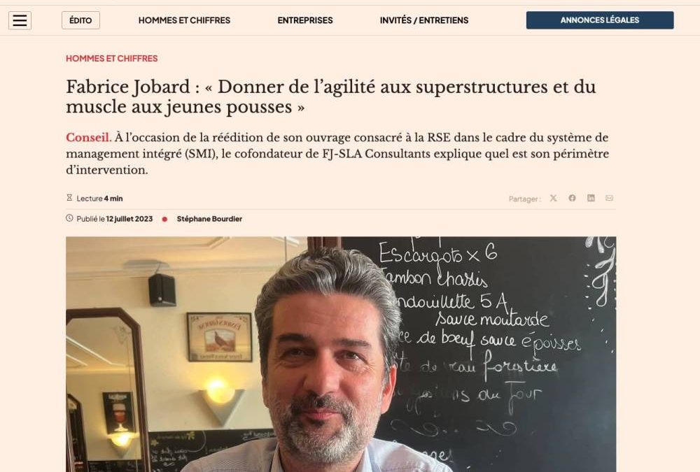 Le Journal du Palais consacre un article à Fabrice Jobard